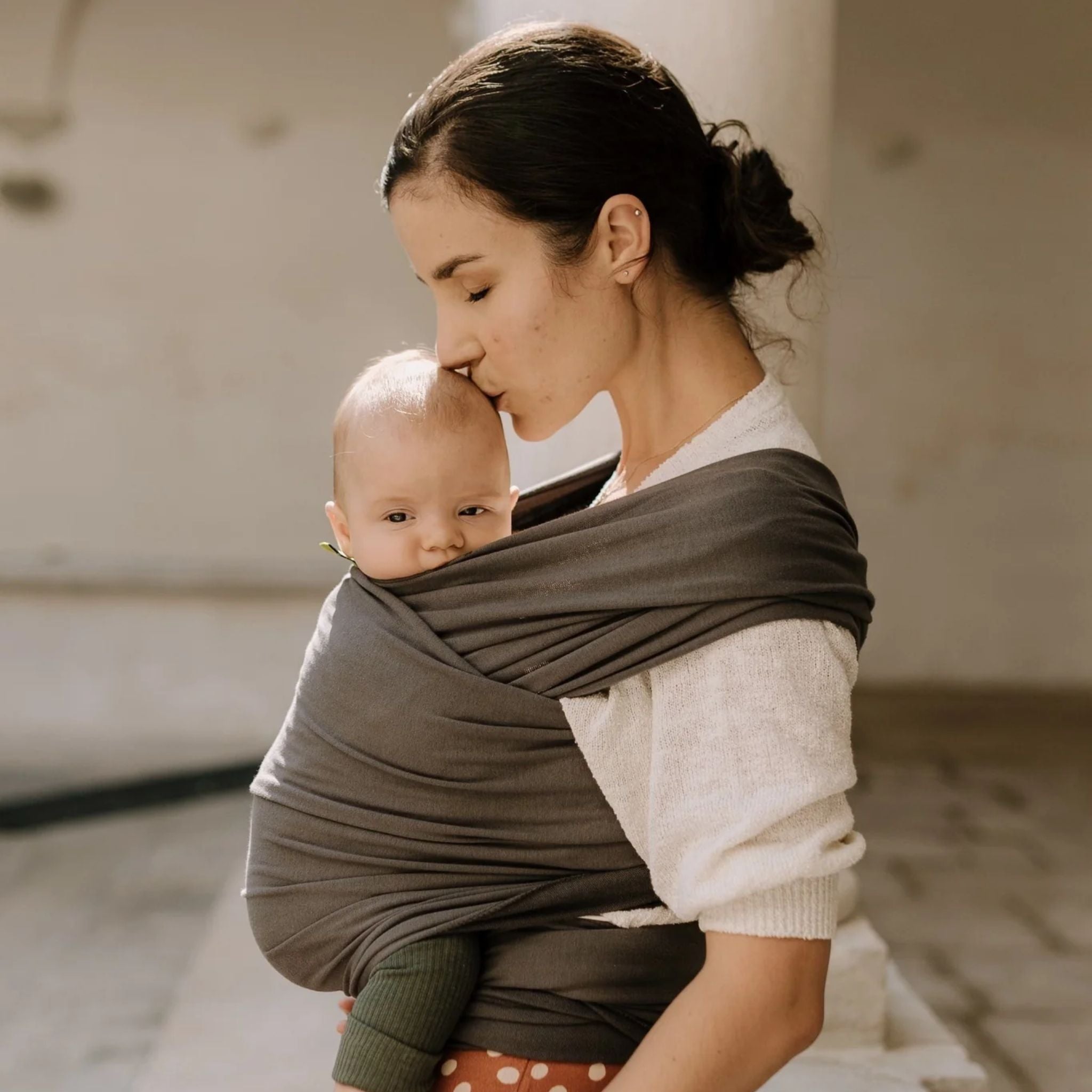 Boba Standard Wrap Baby Carrier - Organic - Dark Grey