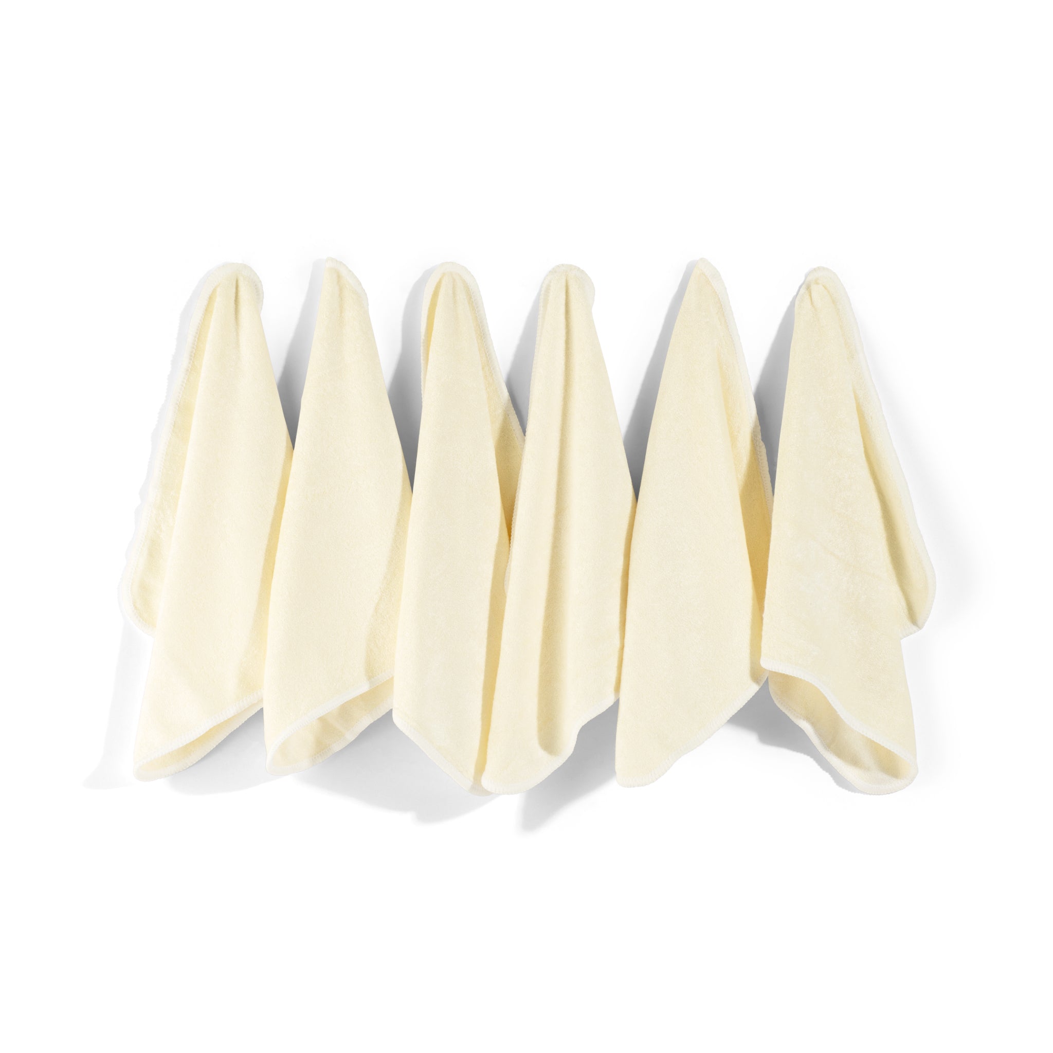 Baby Wash Cloths Bamboo 6 Pack - Cape Honey