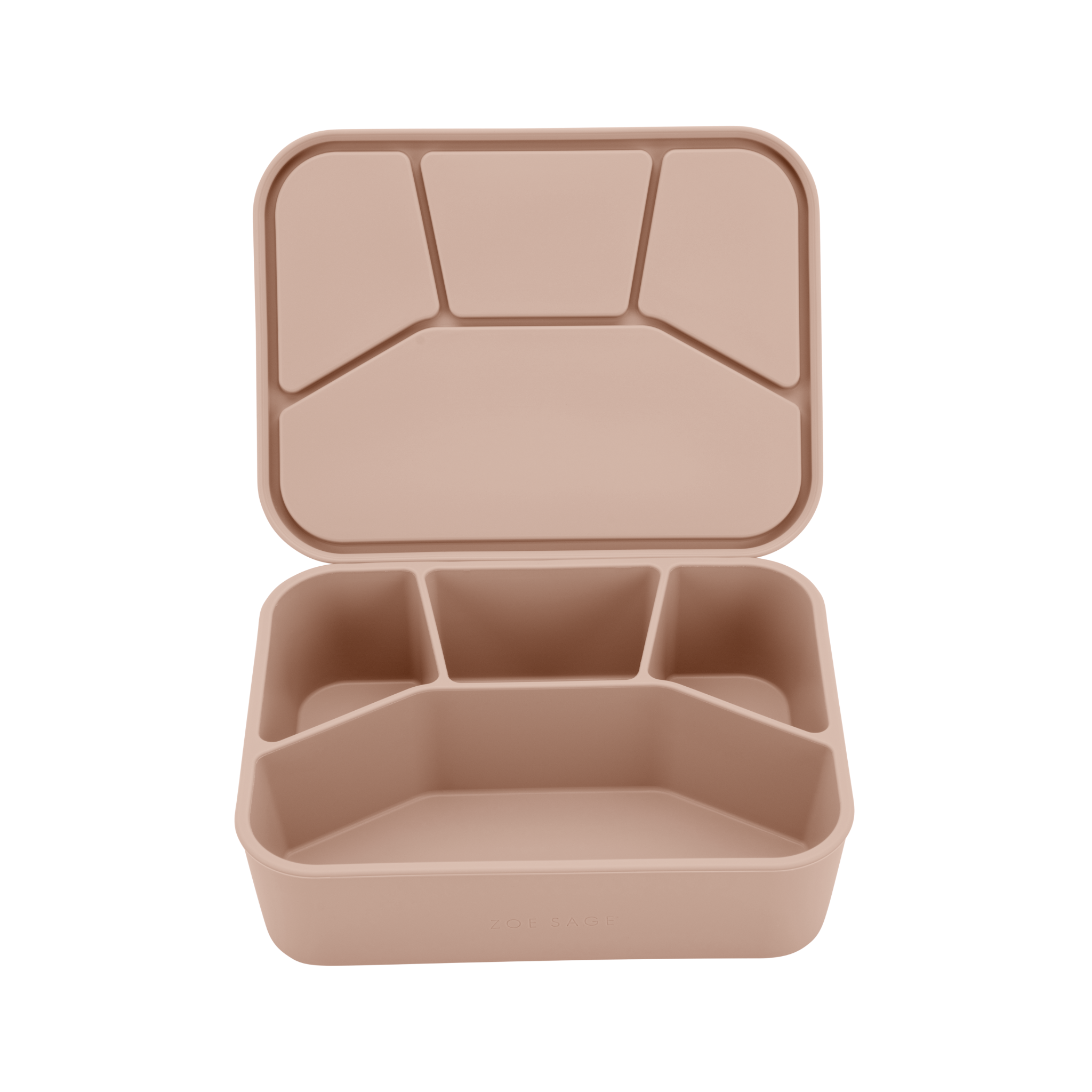 Silicone Bento Lunch Box- 4 Compartment - Sandrift