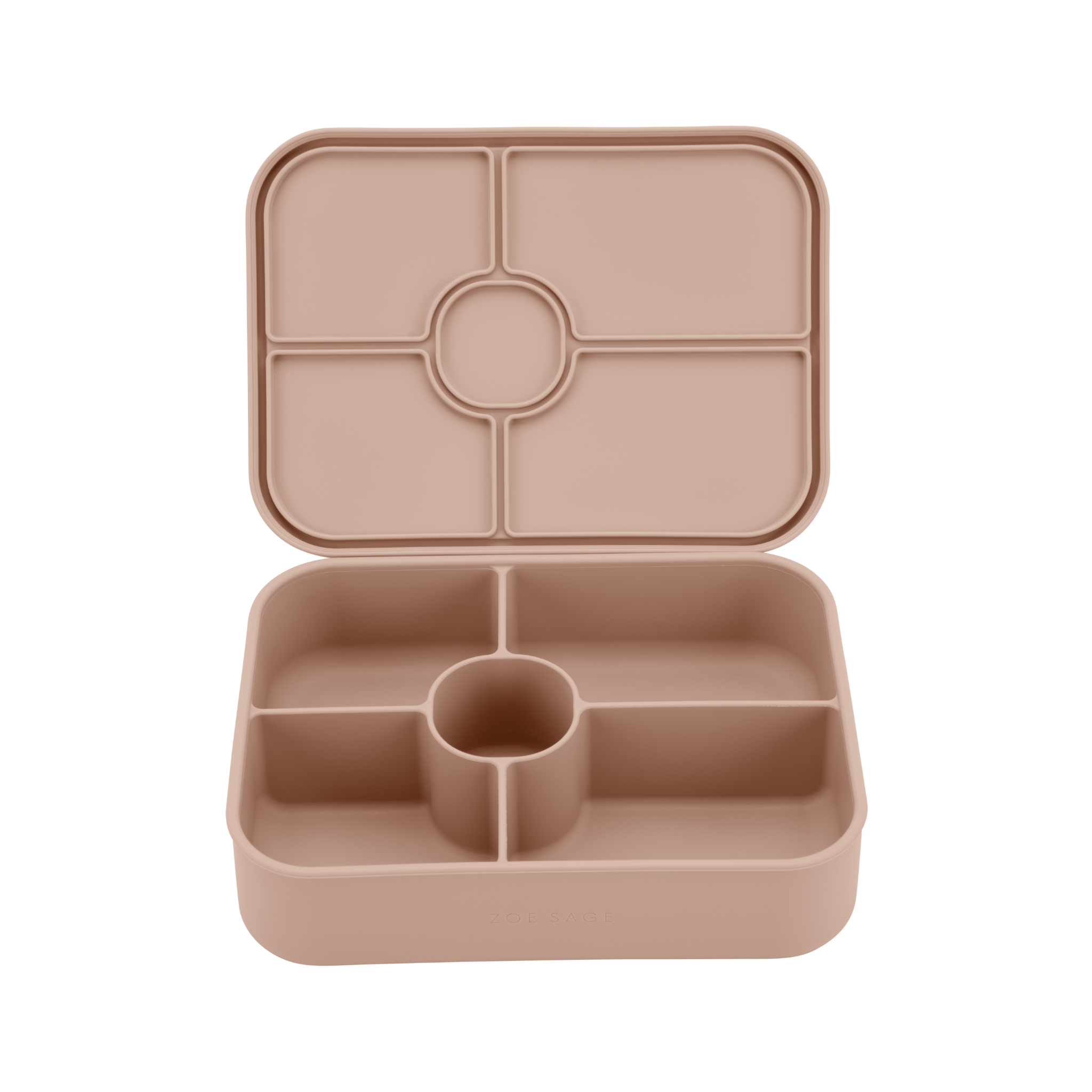 Silicone Bento Lunch Box 5 Compartment - Sandrift