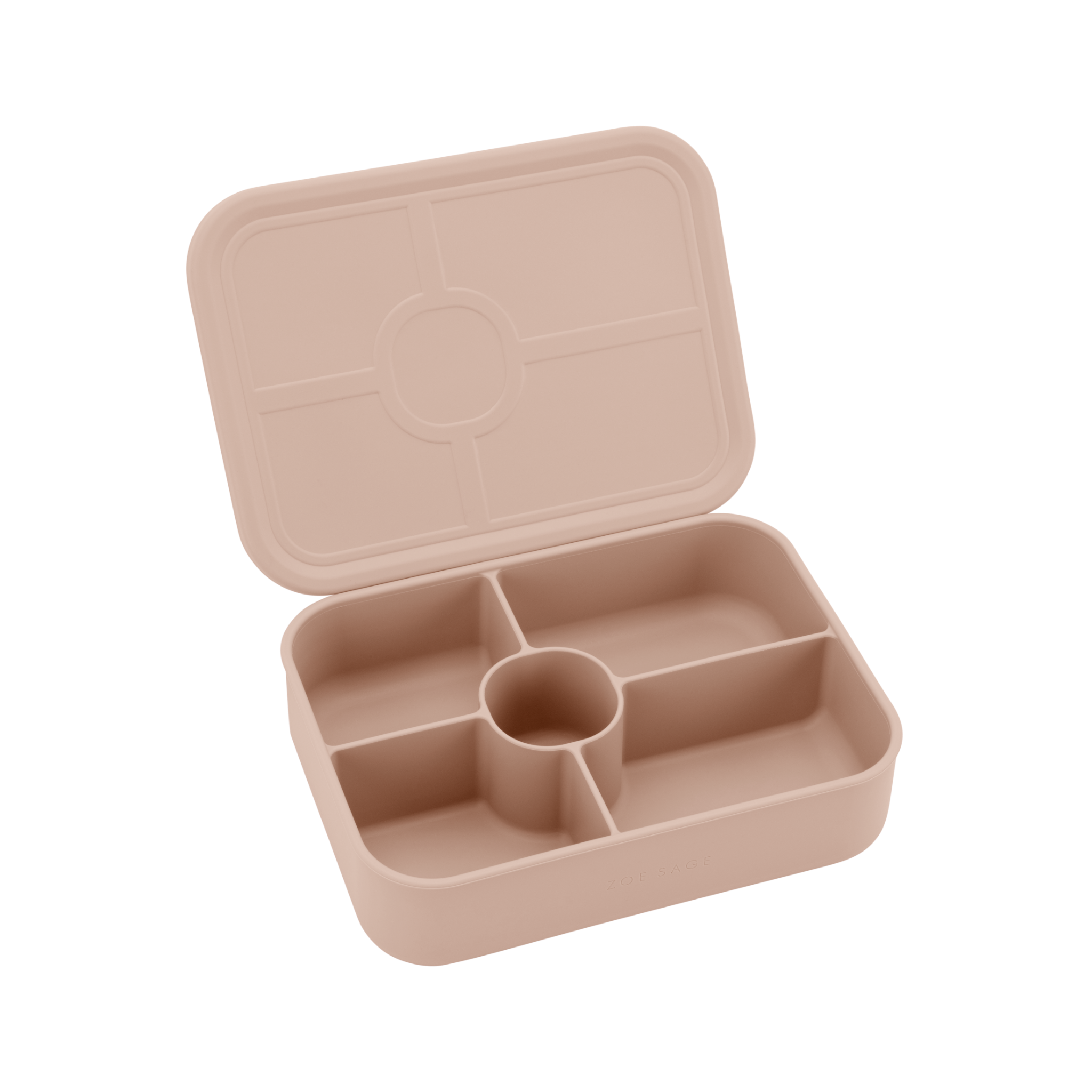 Silicone Bento Lunch Box 5 Compartment - Sandrift