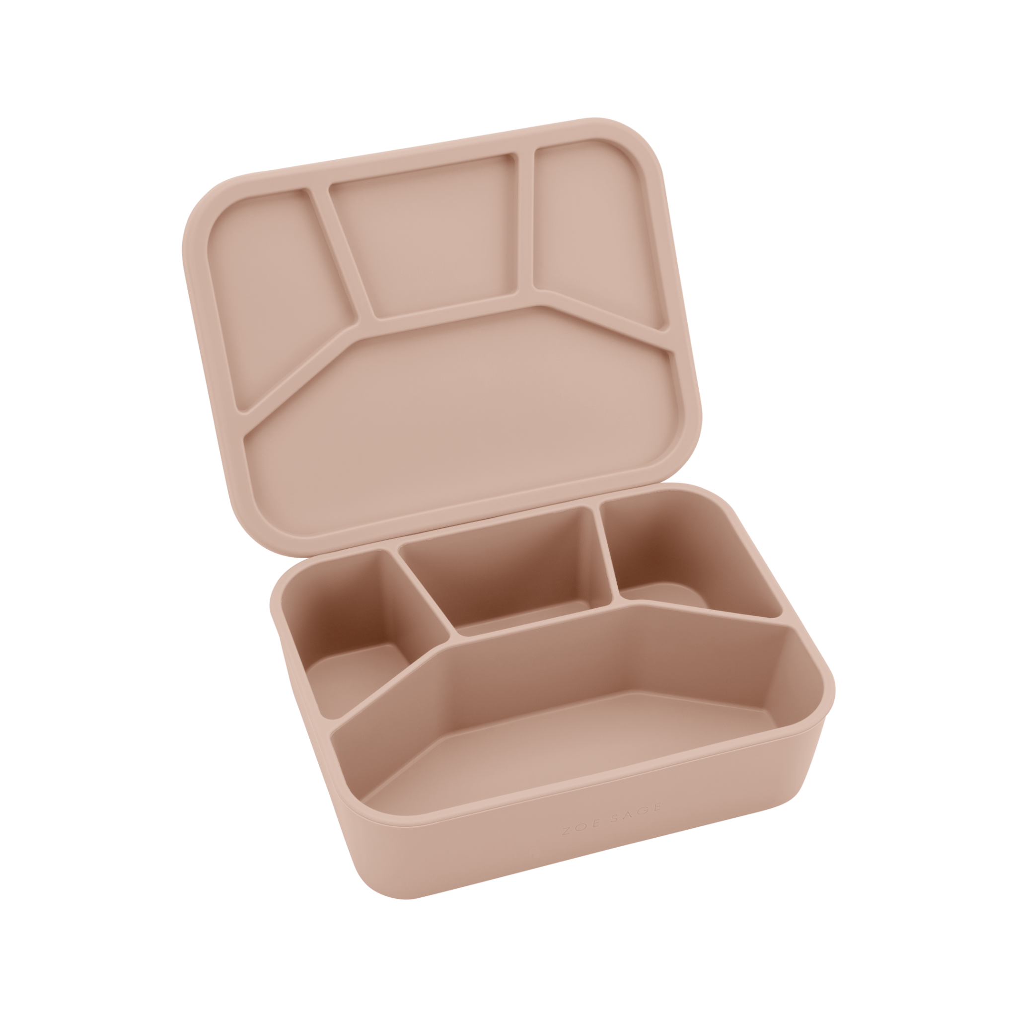Silicone Bento Lunch Box- 4 Compartment - Sandrift