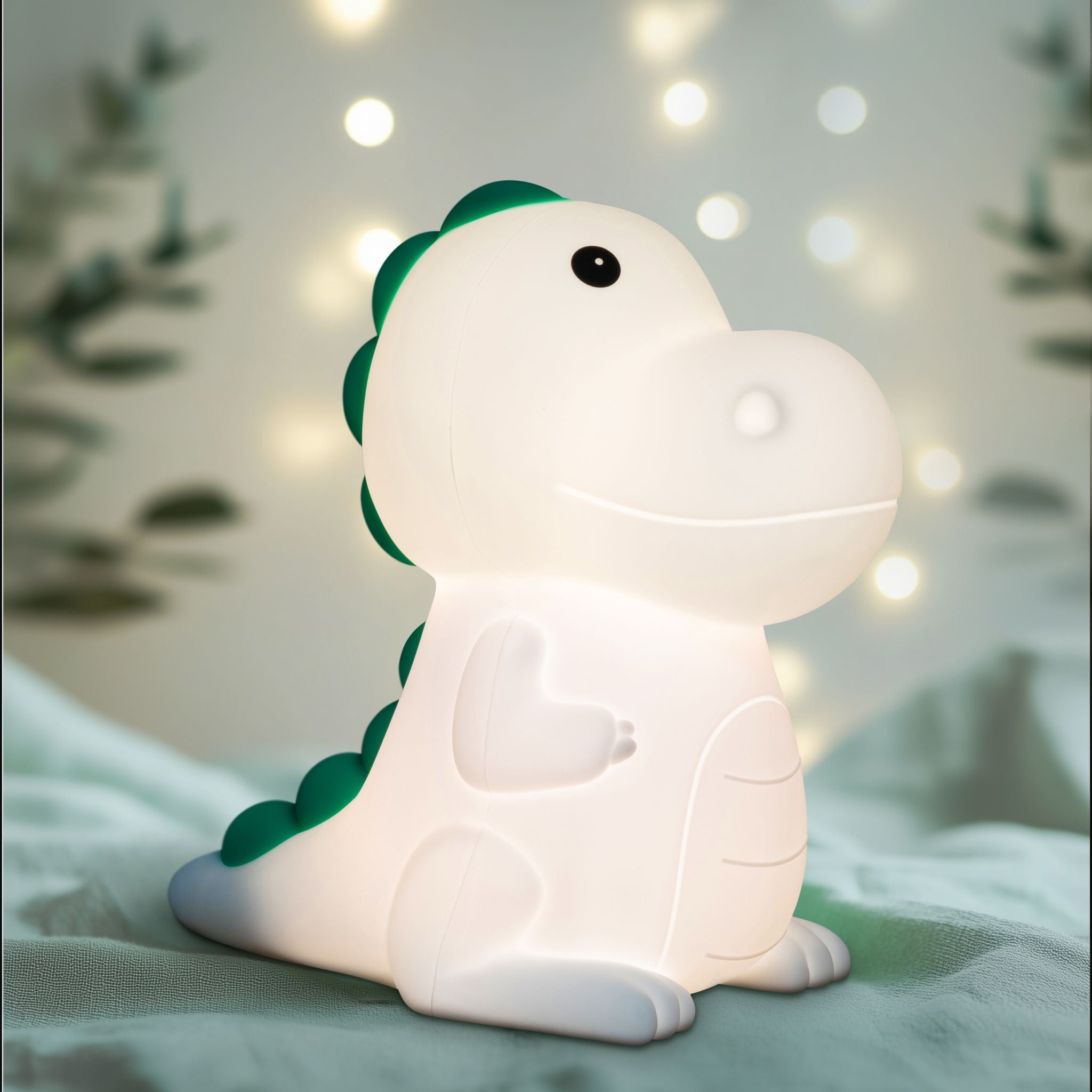LED Night Light USB Rechargeable Touch Control Bedtime Lamp - Dinosaur