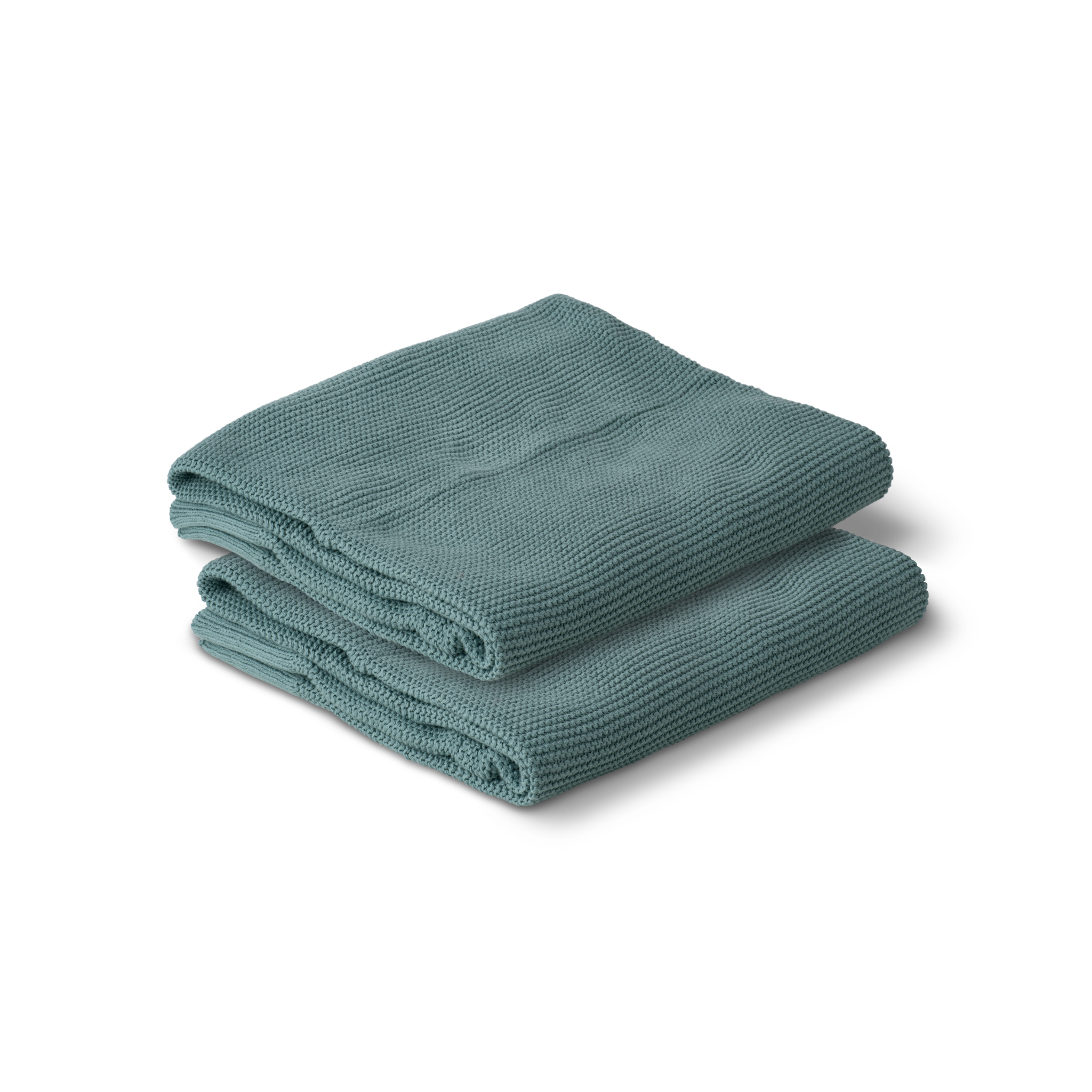Cotton Classic Knit Baby Blanket - Mantis Green