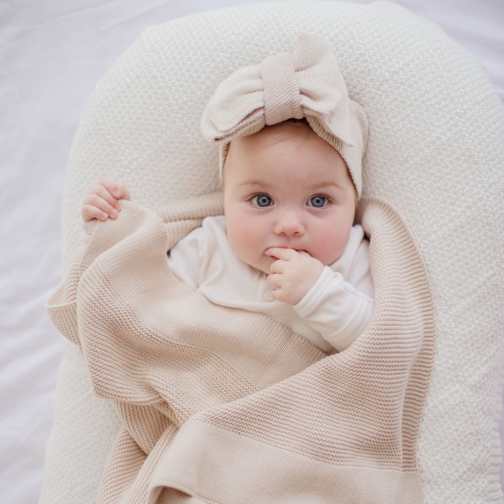 Knitted Oversized Topknot | Merino