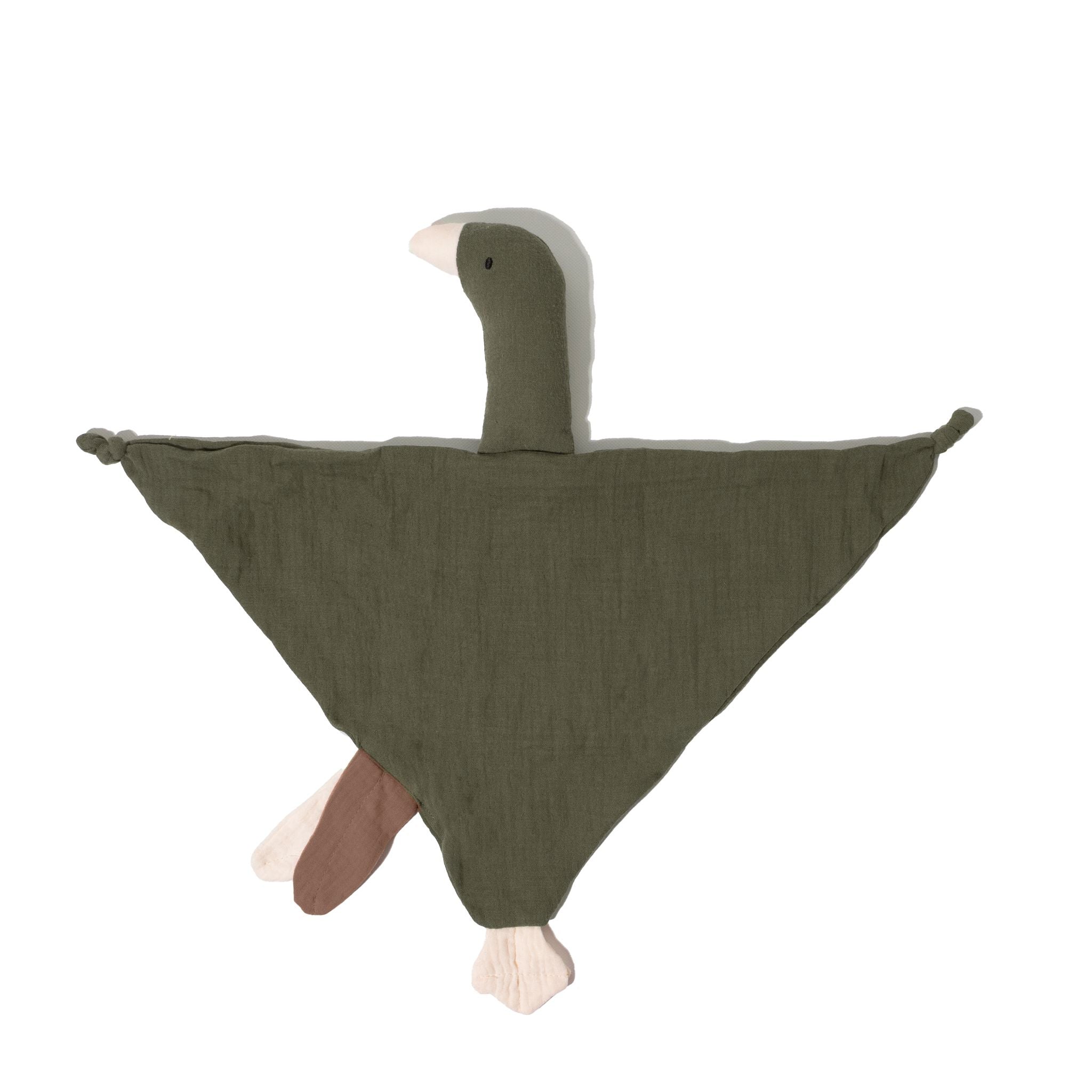 Goose Comforter Baby Security Blanket - Dune