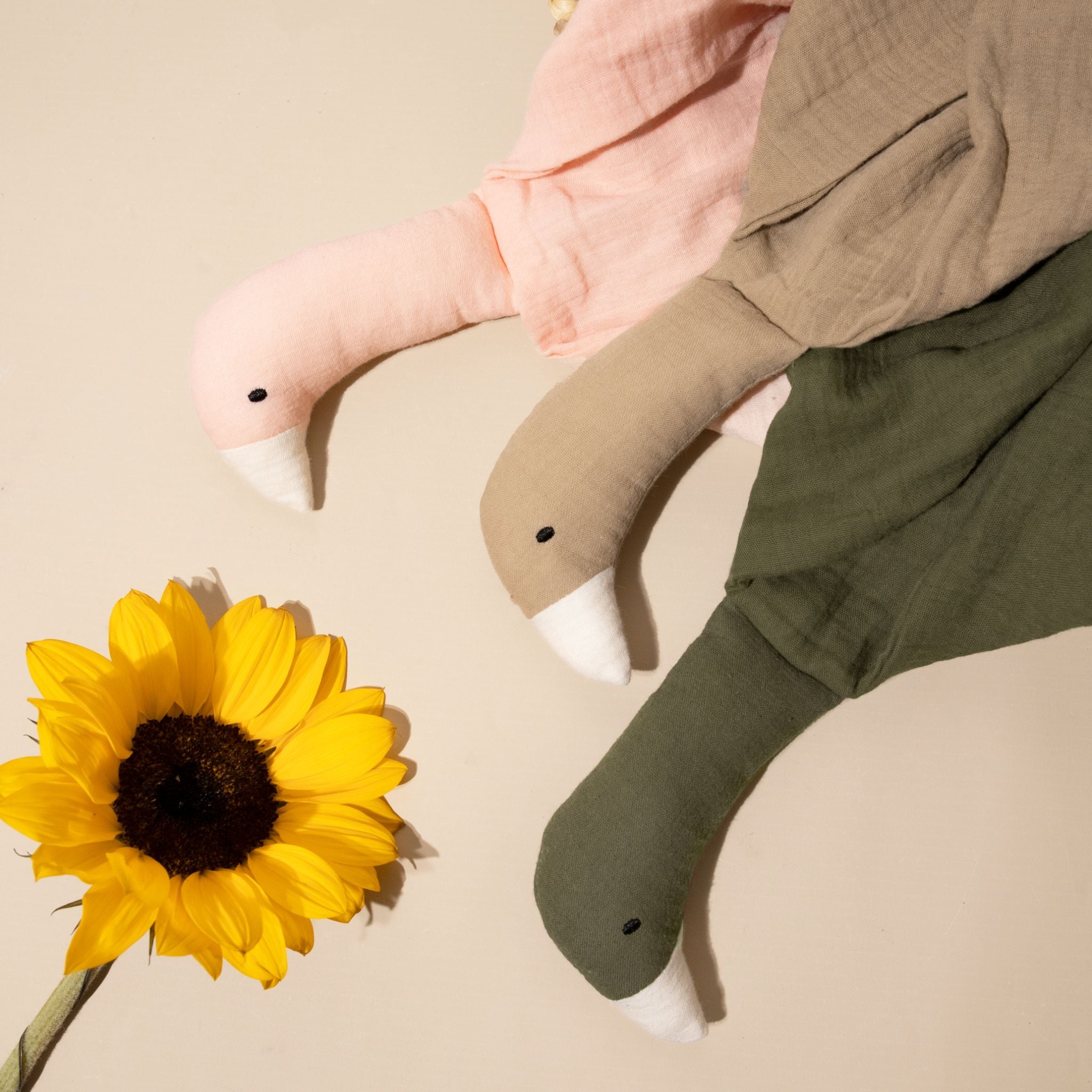 Goose Comforter Baby Security Blanket - Sundown