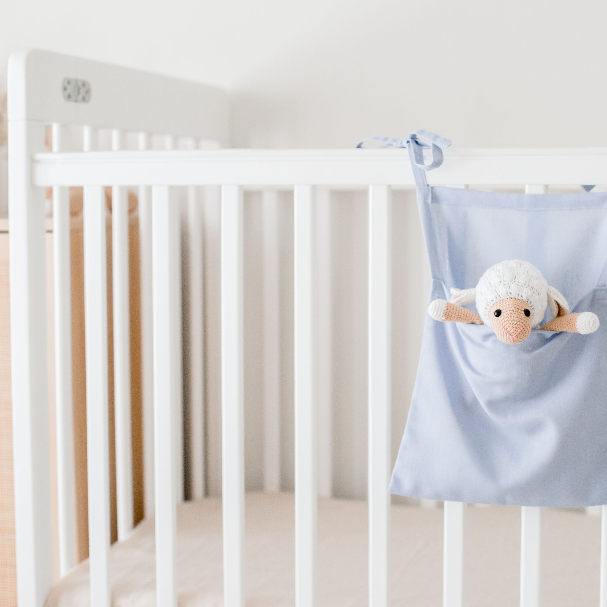 Linen Cot Organizers - Blue