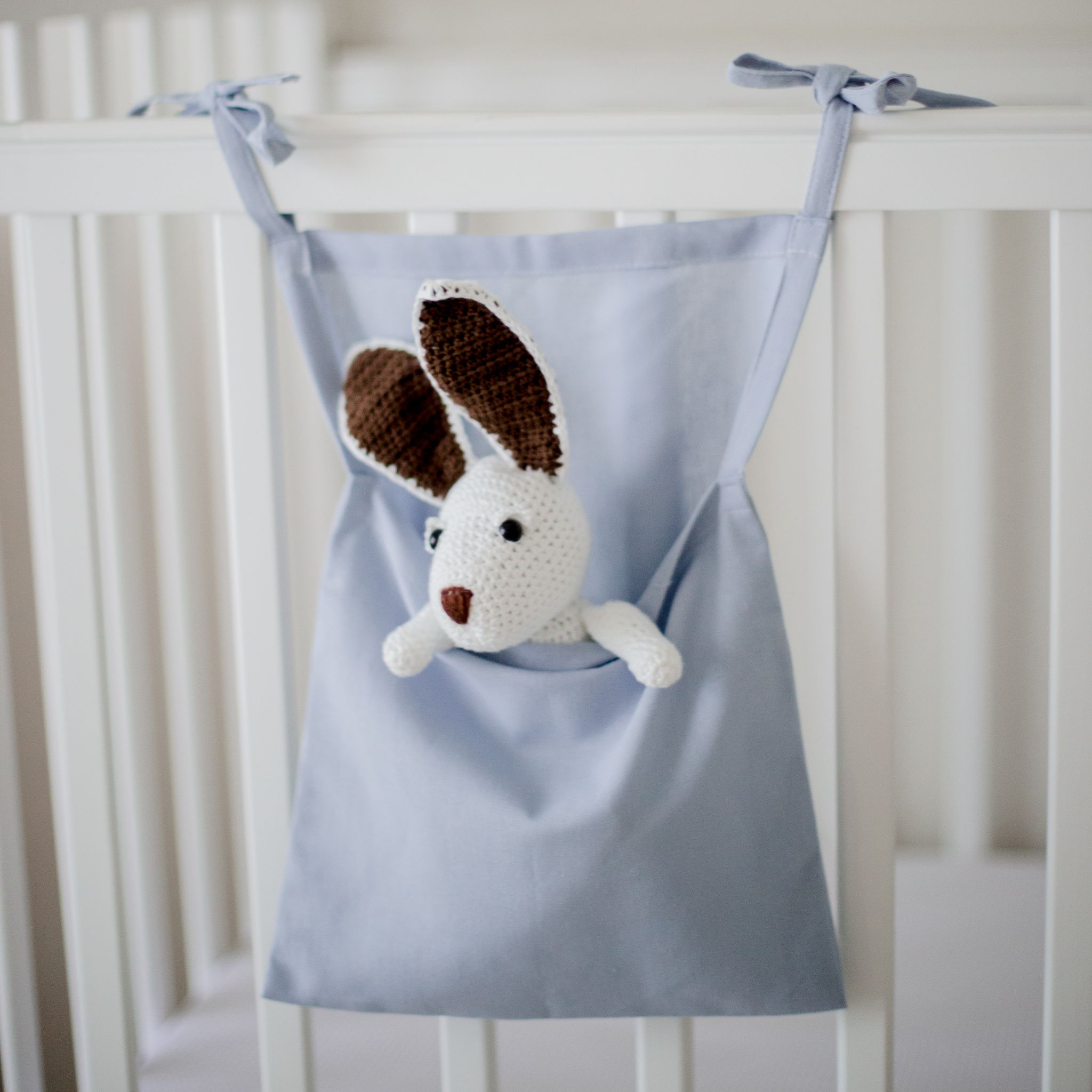 Linen Cot Organizers - Blue