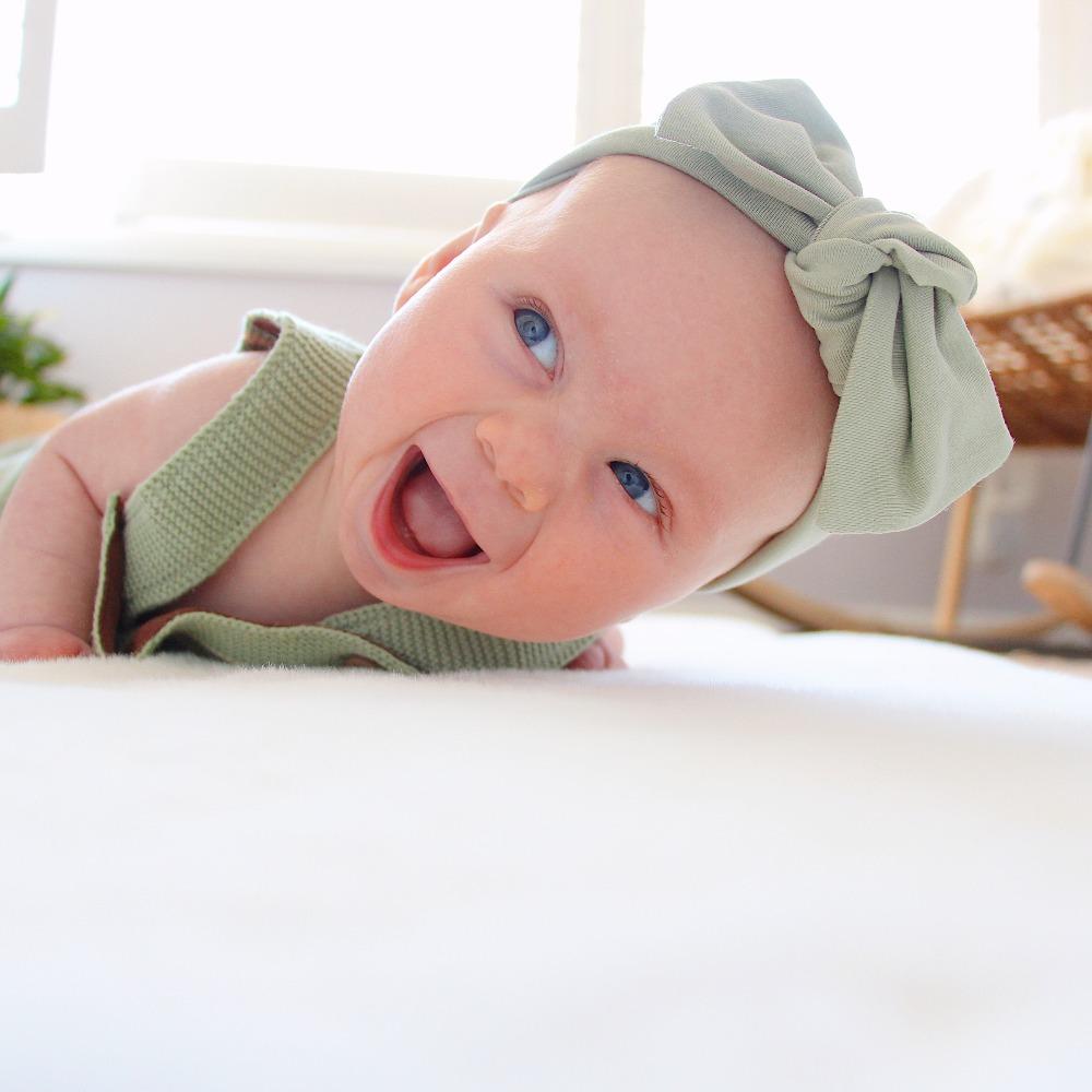 Baby Bow Knot Headband - Sage