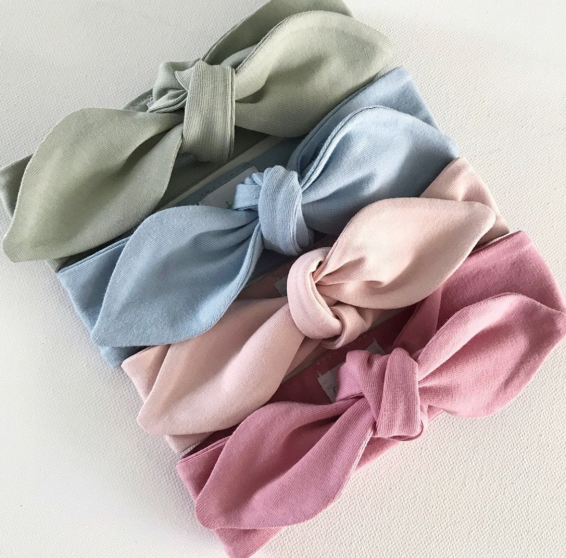 Baby Top Knot Headband - Chambray