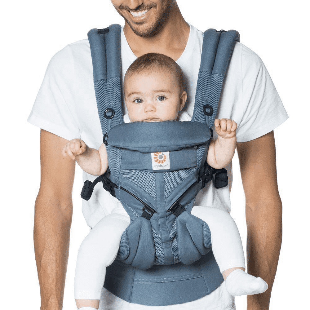 Ergobaby All Position OMNI 360 Cool Air Mesh Baby Carrier Oxford Blu Zoesage