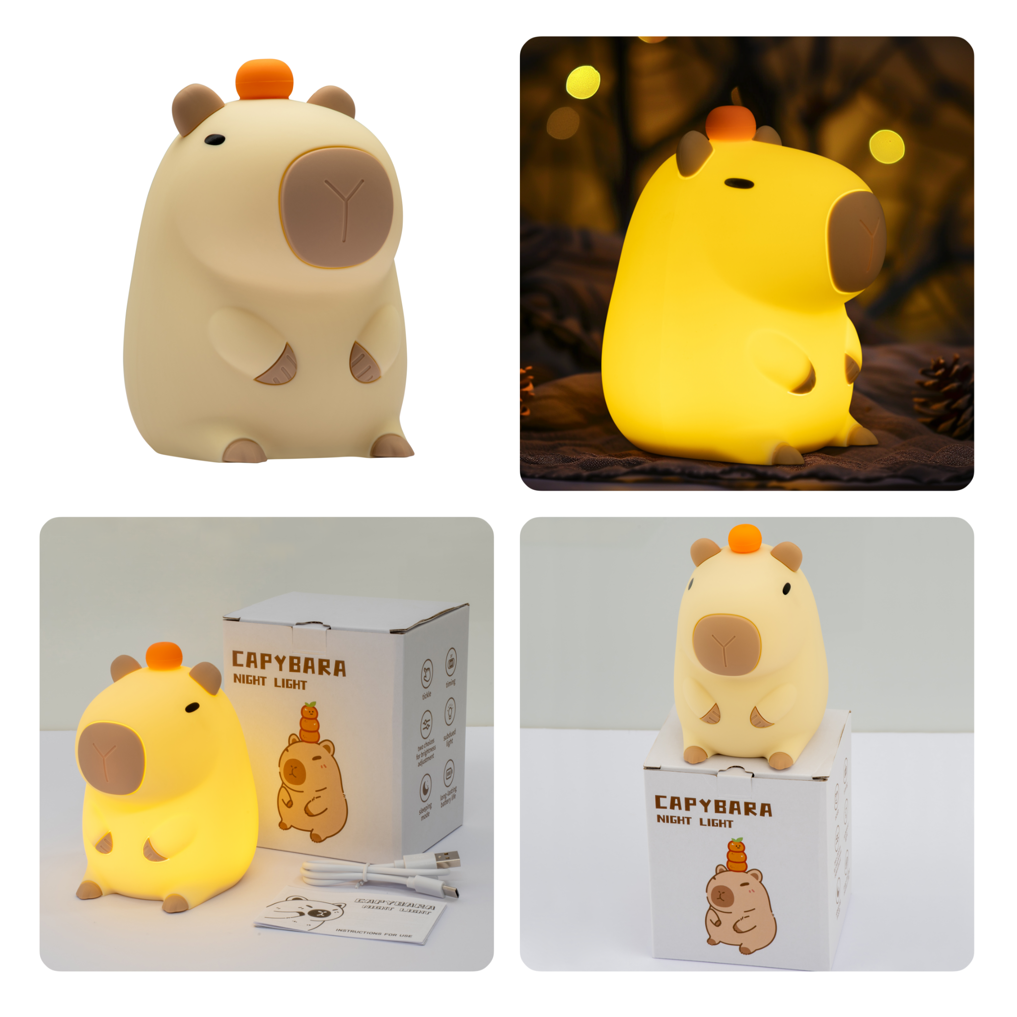 Buy Nursery Night Lights Online Australia: Safe, Portable & USB Rechargeable for Better Baby Sleep