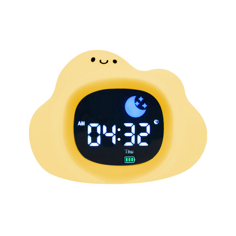 Educational Sleep Trainer Nightlight, Alarm Clock with White Noise Machine - Cloud