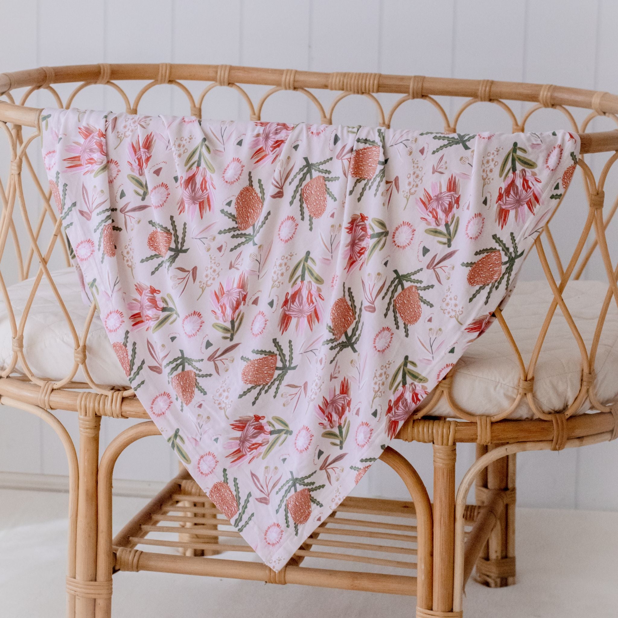 Stretchy Swaddle Baby Wrap - Gumnut Blossoms