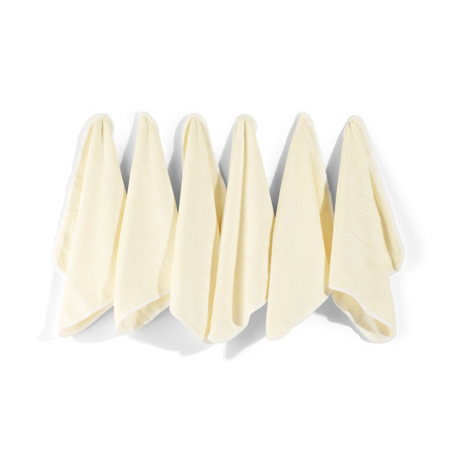 Baby Wash Cloths Bamboo 6 Pack - Cape Honey
