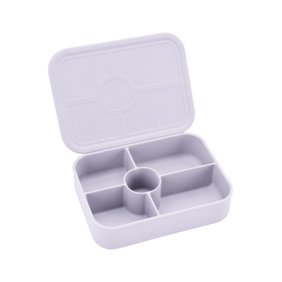 Silicone Bento Lunch Box 5 Compartment | Periwinkle