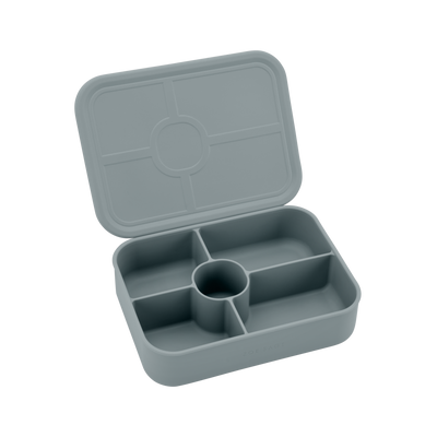 Silicone Bento Lunch Box 5 Compartment - Mountain Mist