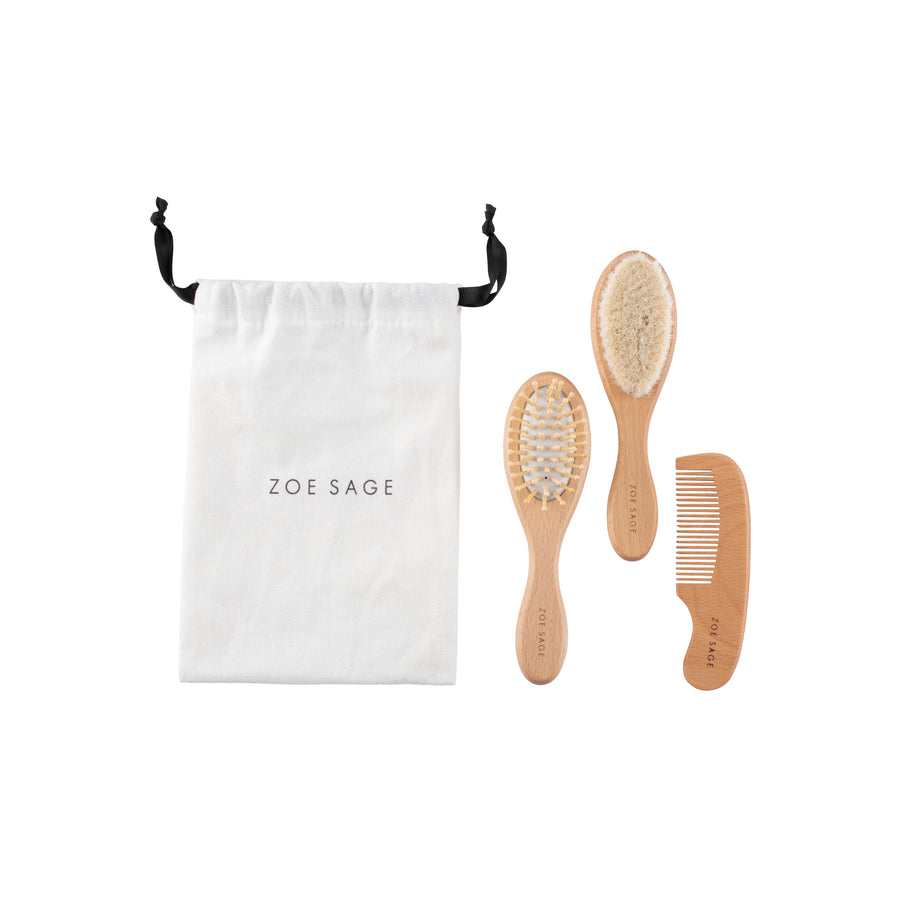 Baby Brush & Comb Set - 3pc