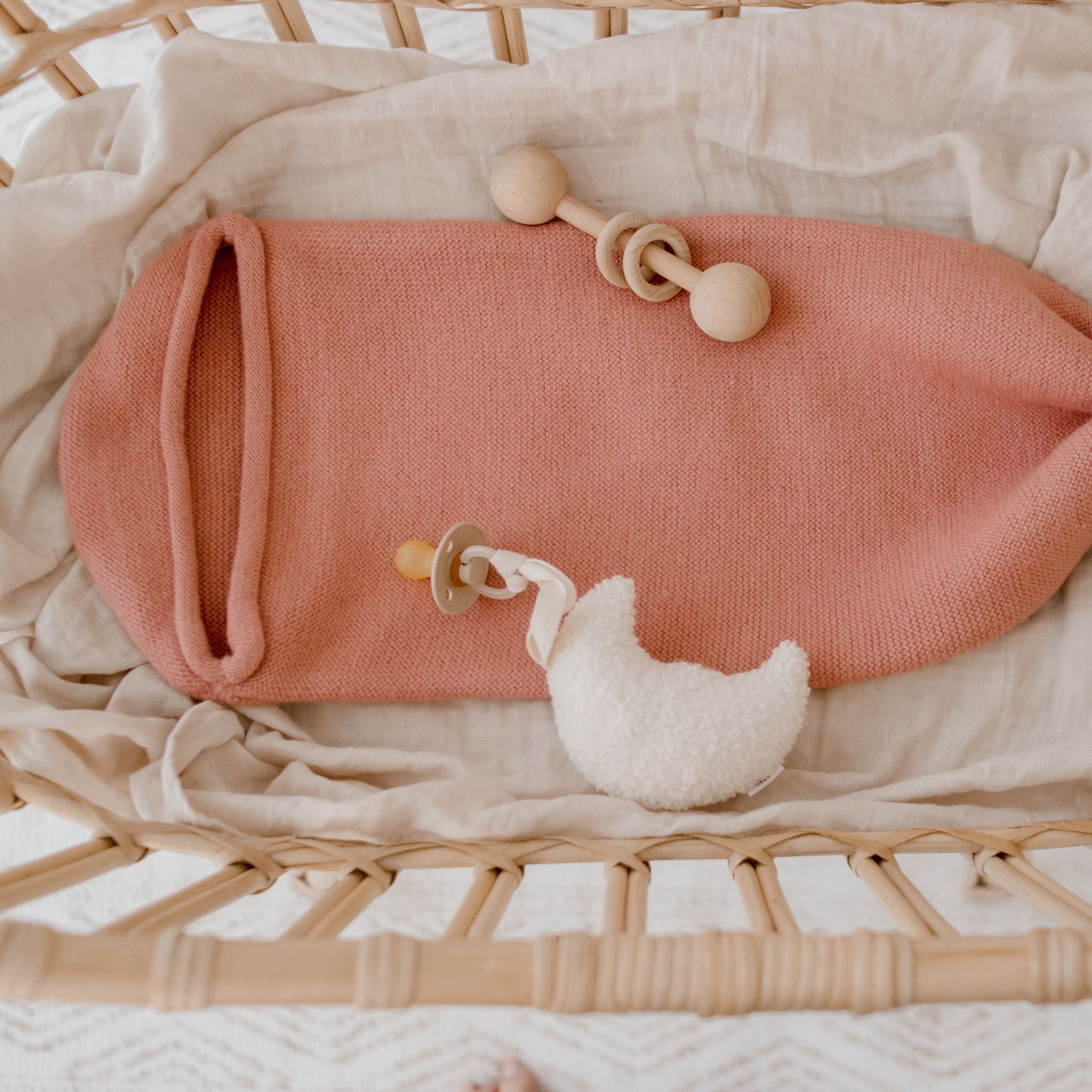Merino Wool Knitted Dreamtime Cocoon Pod | Blossom