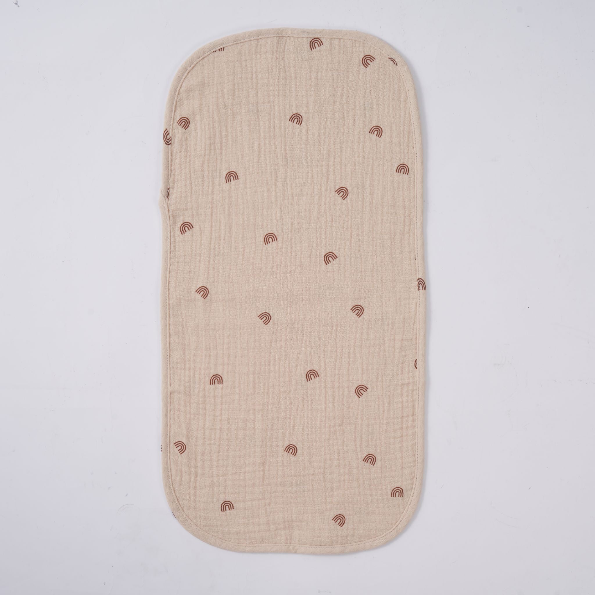 Organic Muslin Burp Cloths - Dusty Dunes 5 Pack