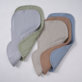 Organic Muslin Burp Cloths - Earth and Sky 5 Pack