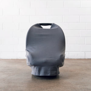 5 in 1 Multi Use Cover - Storm Gray (Organic)-Zoesage